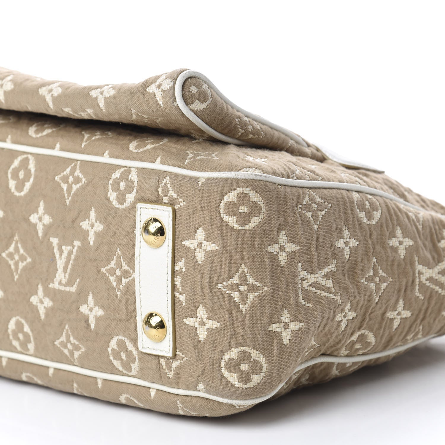 Louis Vuitton Monogram Sabbia Cabas MM White 8 of 11
