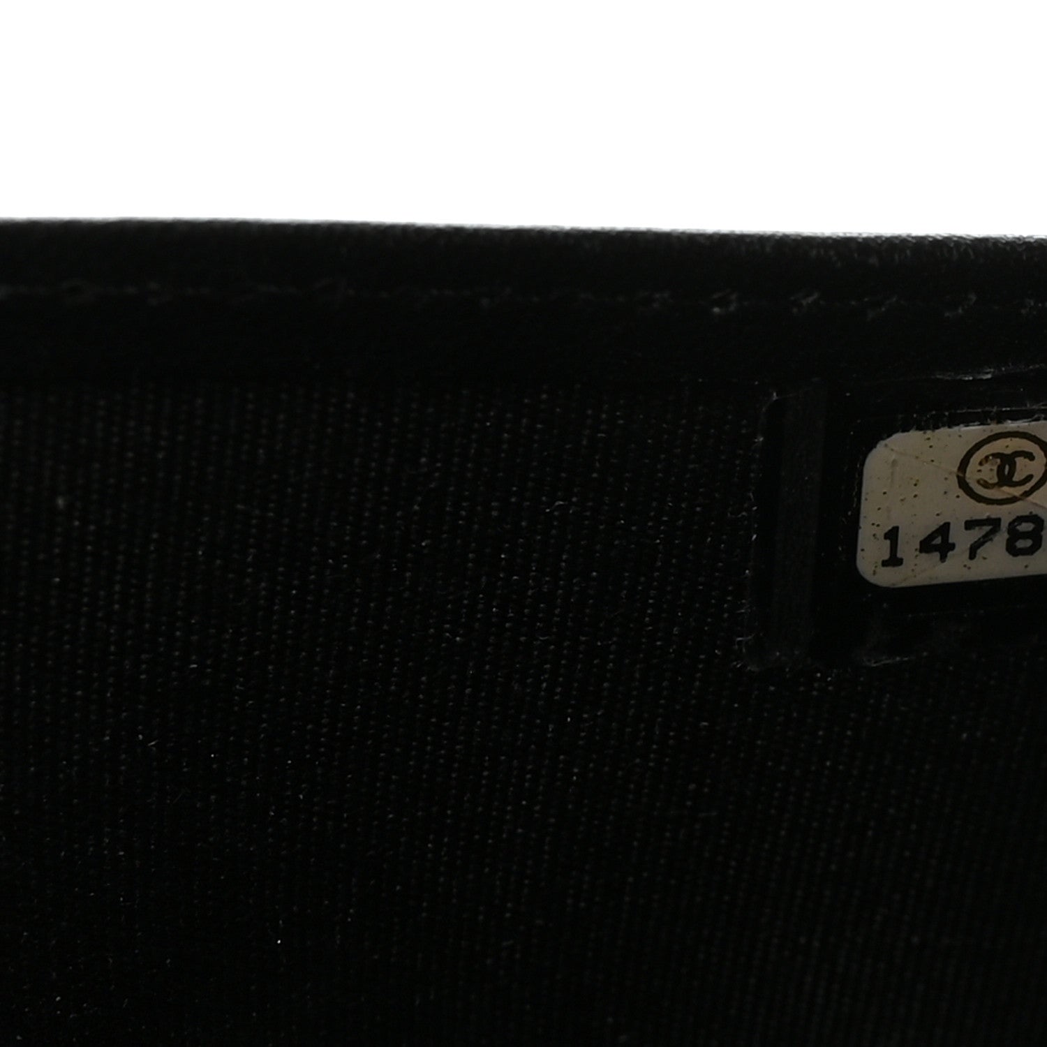 Chanel Lambskin Diamond Stitched Yen Wallet Black 8 of 8