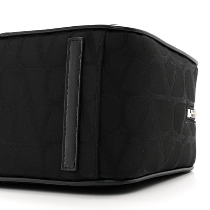 Valentino Garavani Canvas Iconographe Dopp Kit Black 7 of 7
