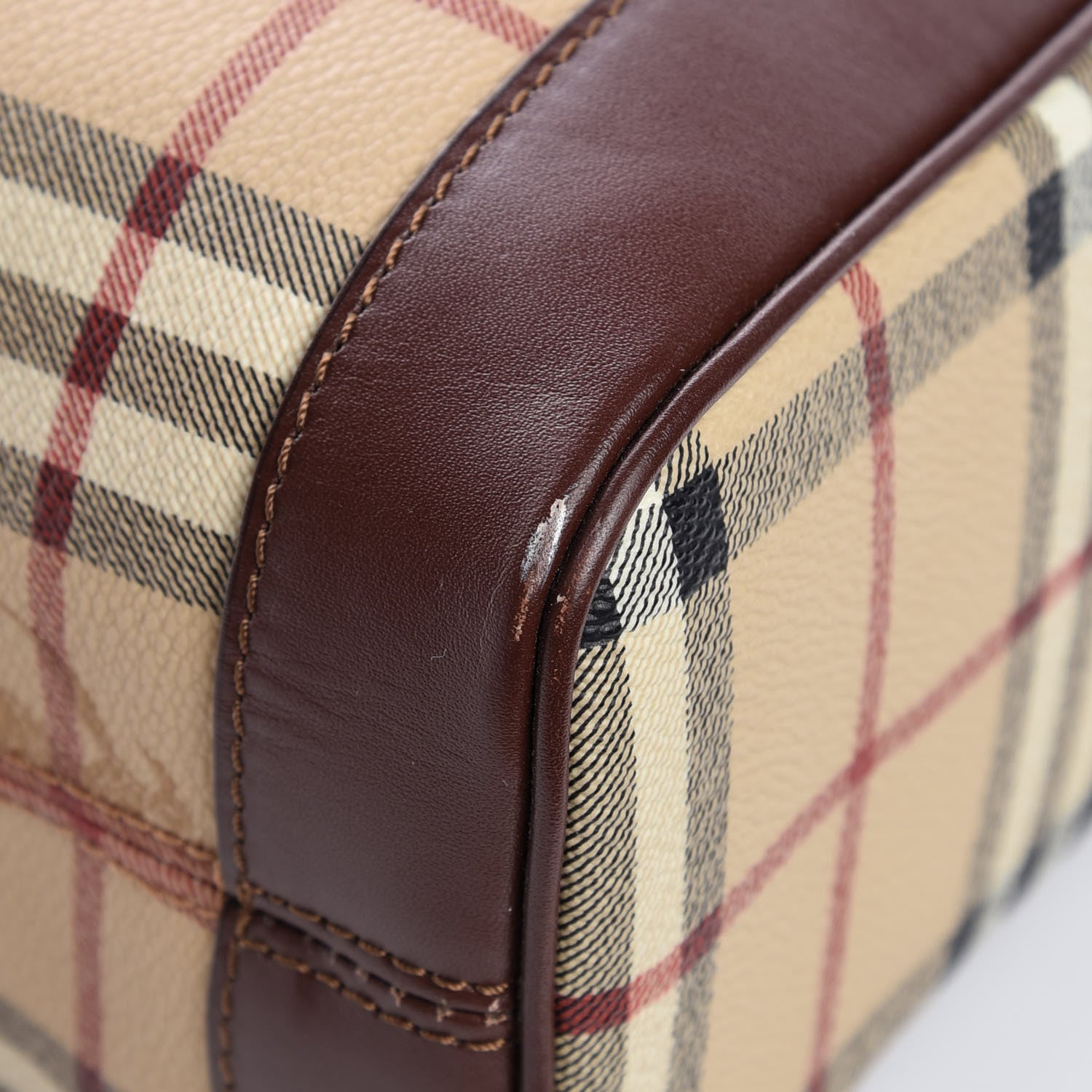 Burberry Haymarket Check Backpack 11 of 11