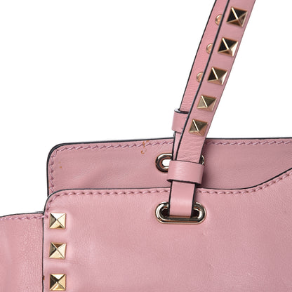 Valentino Garavani Vitello Medium Rockstud Tote Pop Gardenia 9 of 12
