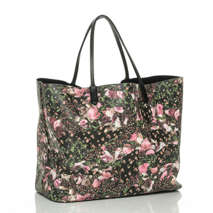 Givenchy Coated Canvas Roses Camouflage Print Large Antigona Tote Black 4 of 7
