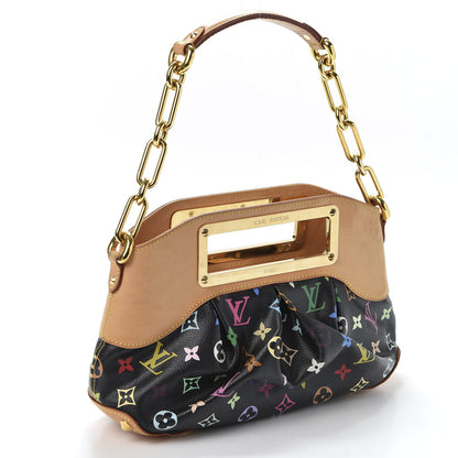 Louis Vuitton Monogram Multicolor Judy PM Black 2 of 10