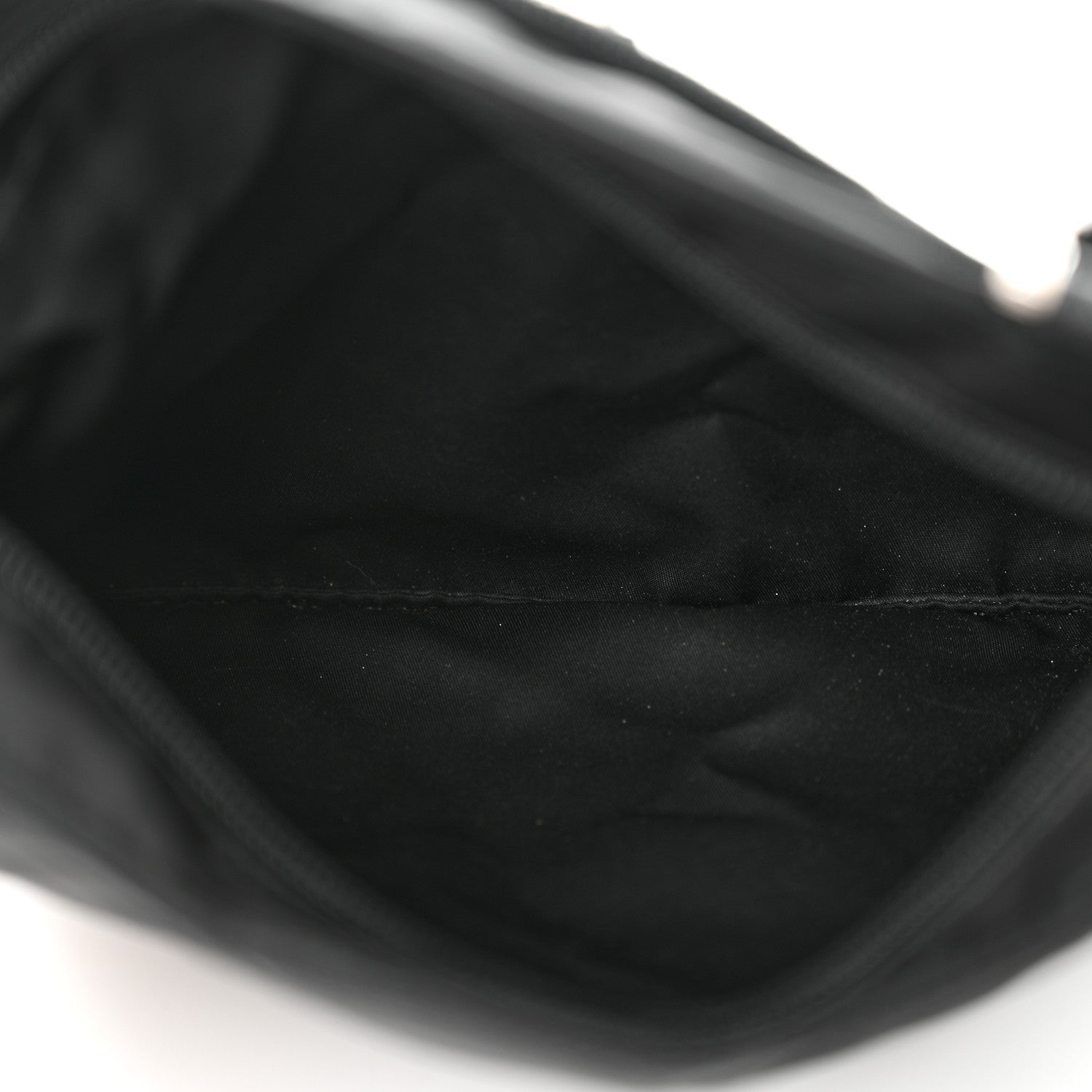 Prada Nylon Saffiano Flat Messenger Bag Black 5 of 11