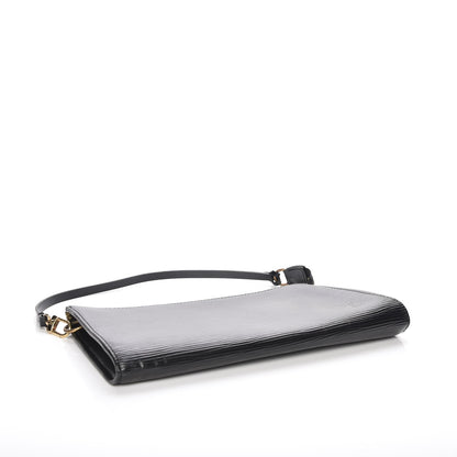 Louis Vuitton Epi Pochette Accessories 24 Black 4 of 7