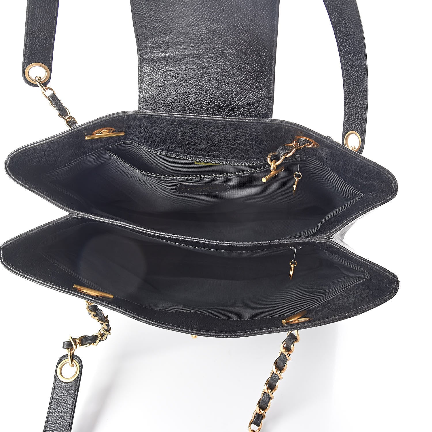 Chanel Caviar CC Shoulder Bag Black 5 of 18