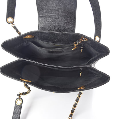 Chanel Caviar CC Shoulder Bag Black 5 of 18