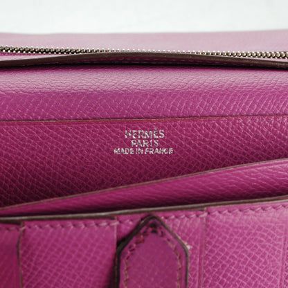 Hermes Epsom Bearn Wallet Cyclamen 6 of 14