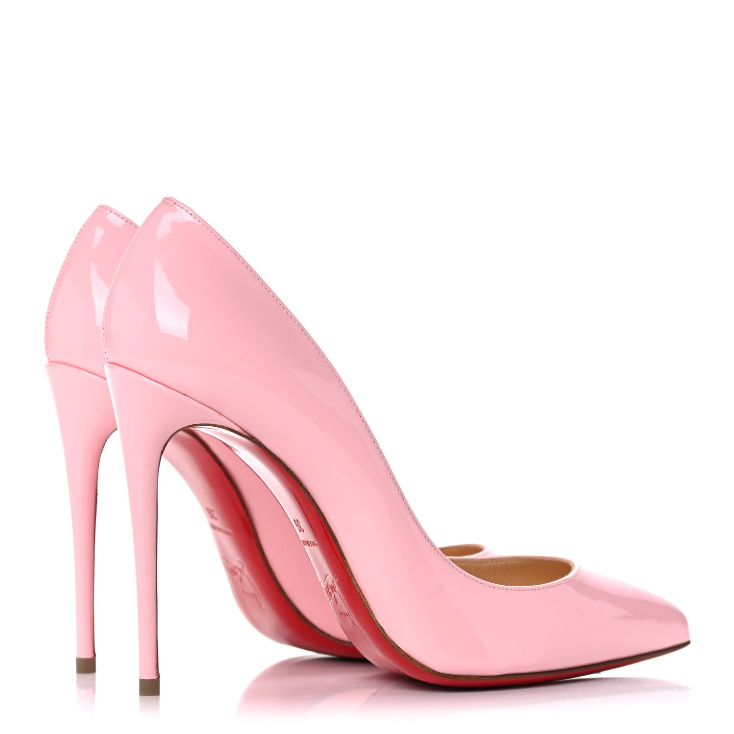 Christian Louboutin Patent Pigalle Follies 100 Pumps 36 Pompadour 4 of 8