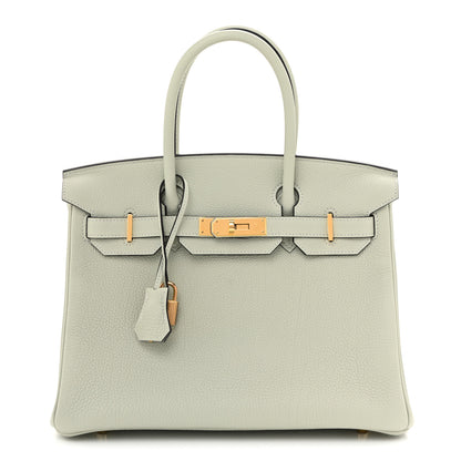 Hermes Togo Birkin 30 Gris Neve 1 of 12