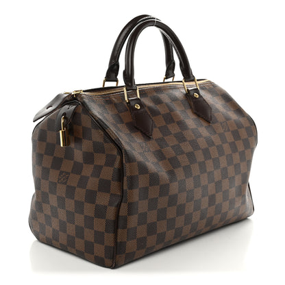 Louis Vuitton Damier Ebene Speedy 30 3 of 14