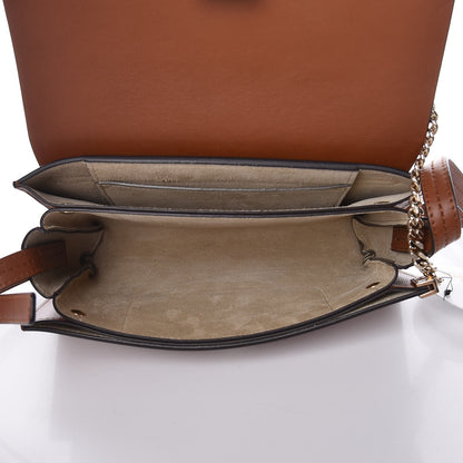 Chloe Suede Calfskin Small Faye Shoulder Bag Tobacco 7 of 9