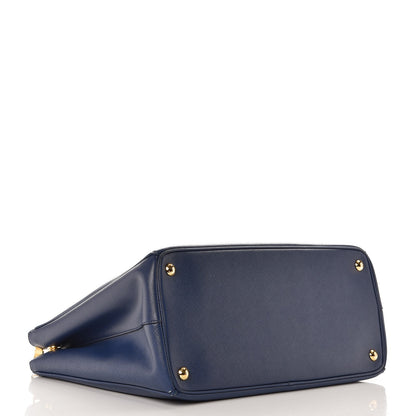 Prada Saffiano Large Galleria Double Zip Tote Bluette 4 of 14