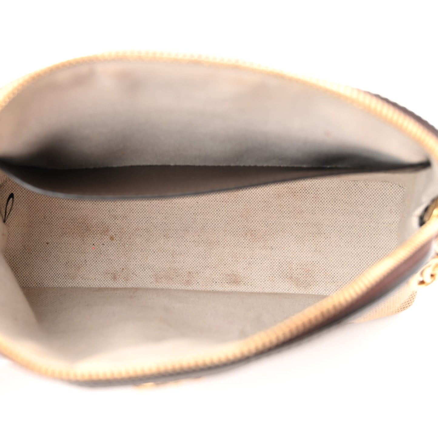 Monogram Jumbo GG Textured Dollar Calfskin Web Small Ophidia Dome Shoulder Bag Camel Ebony New Acero