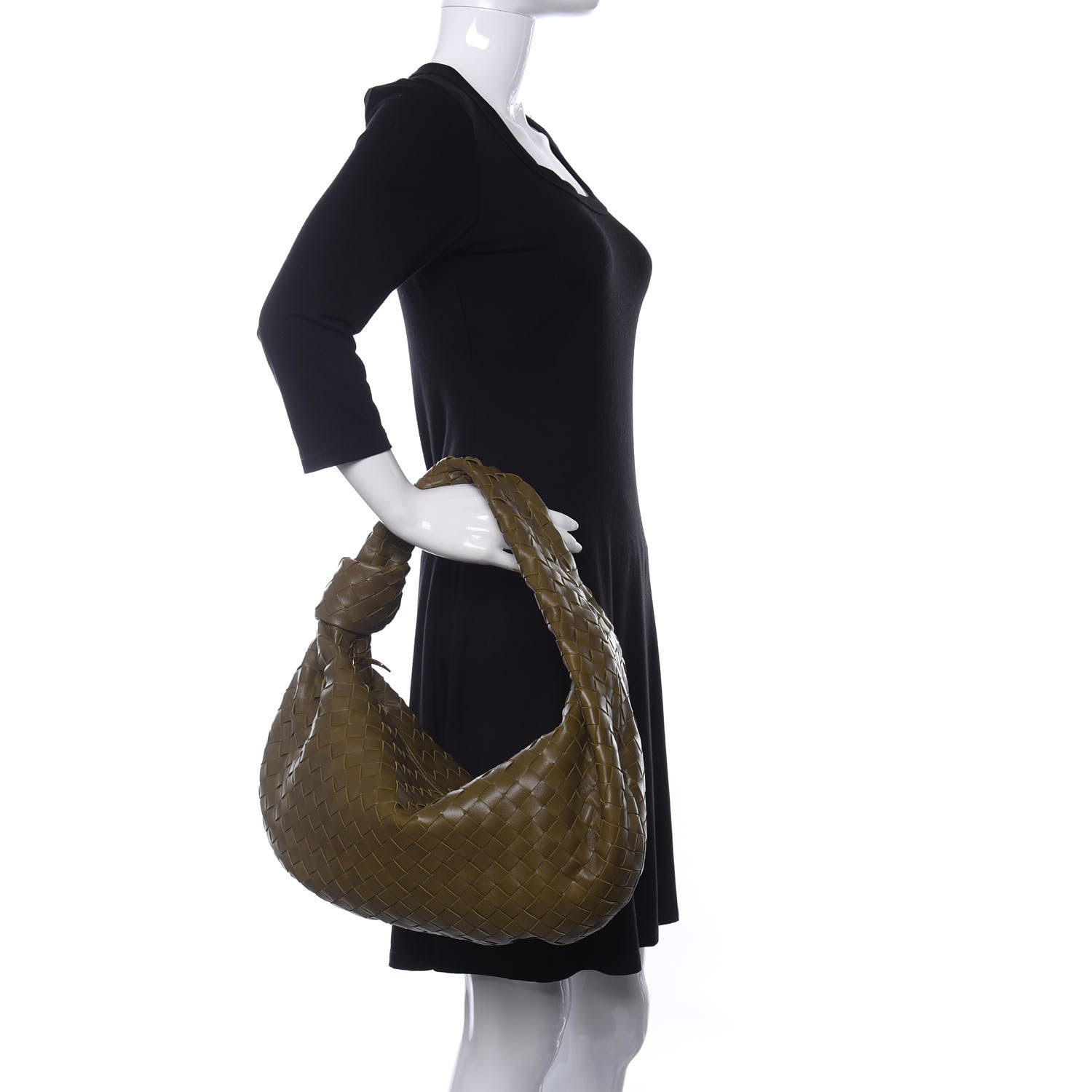 Bottega Veneta Nappa Intrecciato Jodie Hobo Mud 2 of 9