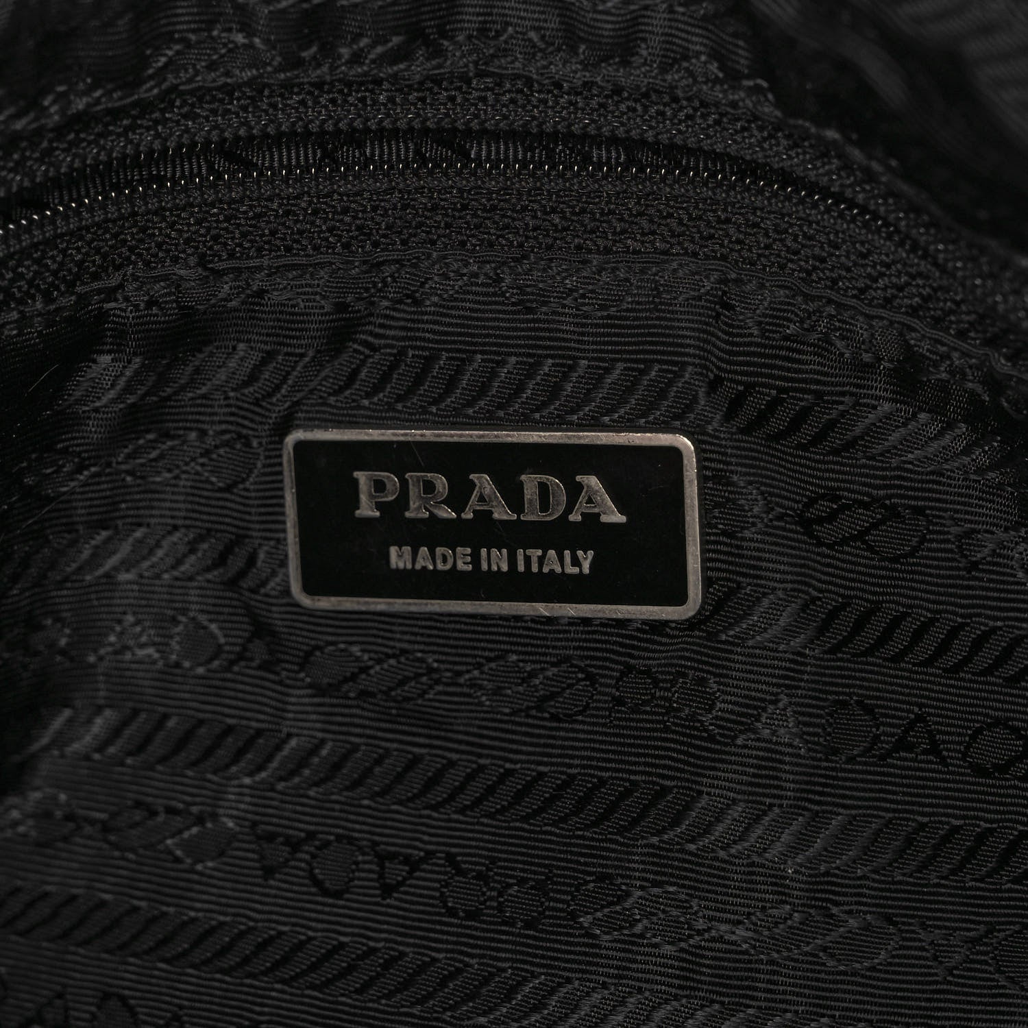 Prada Tessuto Nylon Calfskin Shopping Tote Black 5 of 14