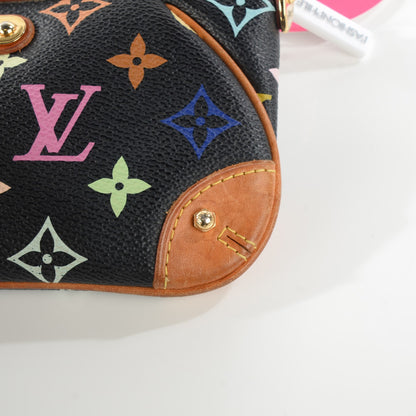 Louis Vuitton Monogram Multicolor Pochette Milla MM Black 10 of 11