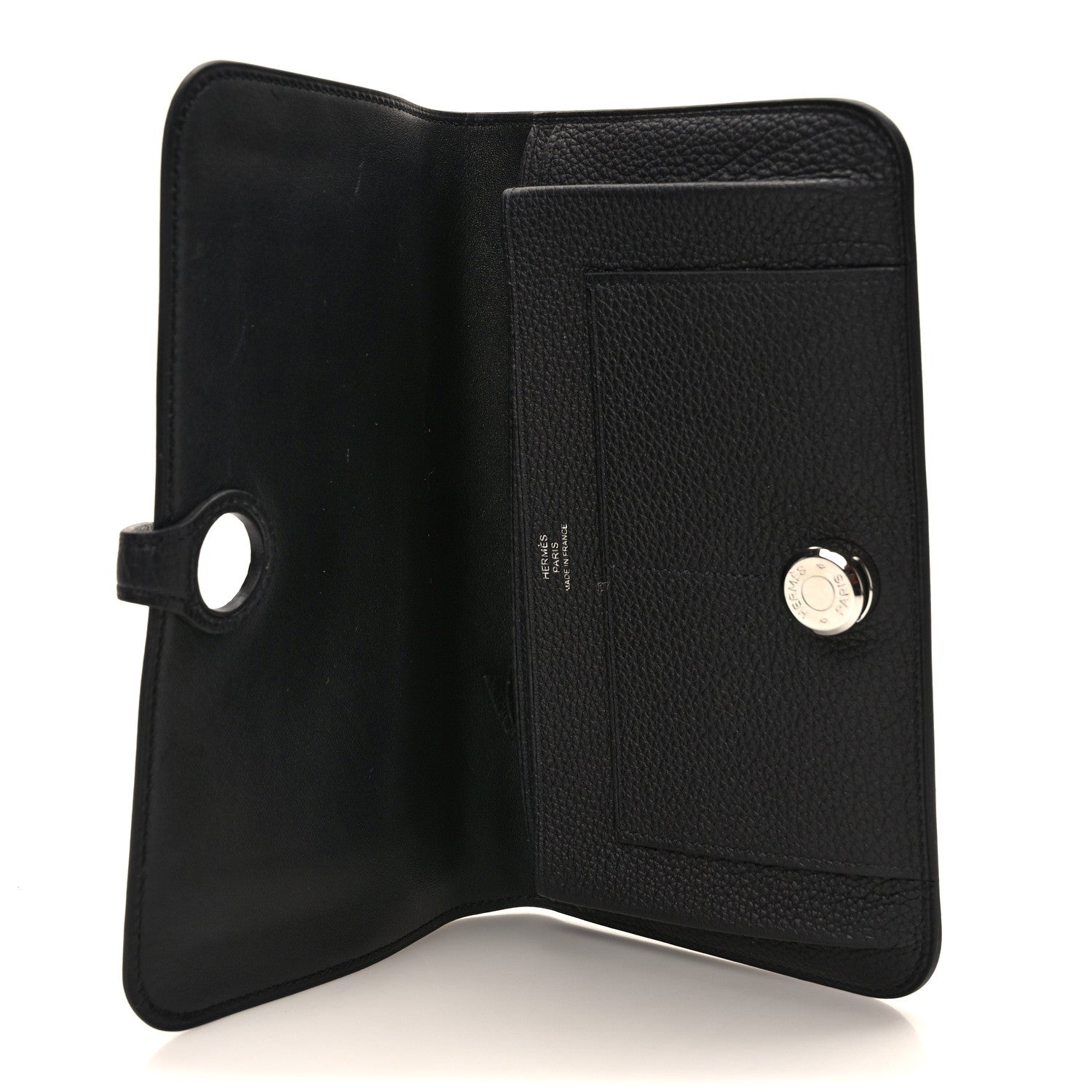 Hermes Togo Dogon Duo Wallet Black 6 of 10