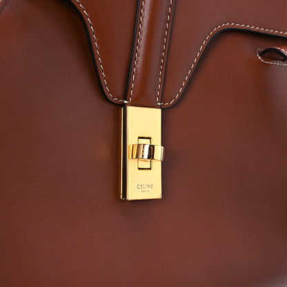 Celine Calfskin Medium Soft 16 Bag Tan 10 of 10