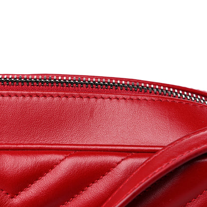 Saint Laurent Calfskin Matelasse Monogram Lou Camera Bag Red 12 of 13