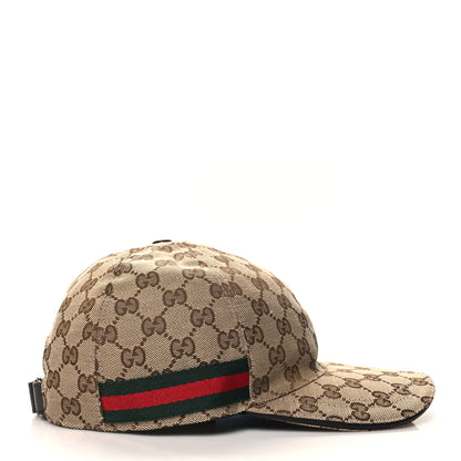 Gucci Monogram Web Baseball Hat L Beige Cocoa 4 of 10