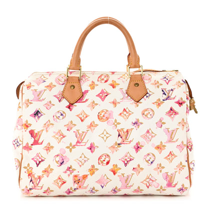 Louis Vuitton Watercolor Aquarelle Speedy 30 White 1 of 9