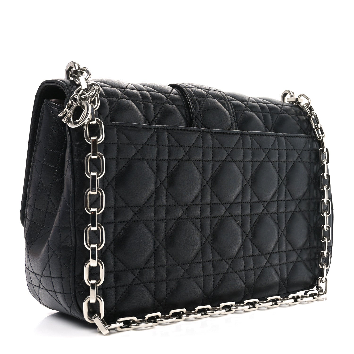 Christian Dior Lambskin Cannage Medium Miss Dior Flap Black 3 of 10