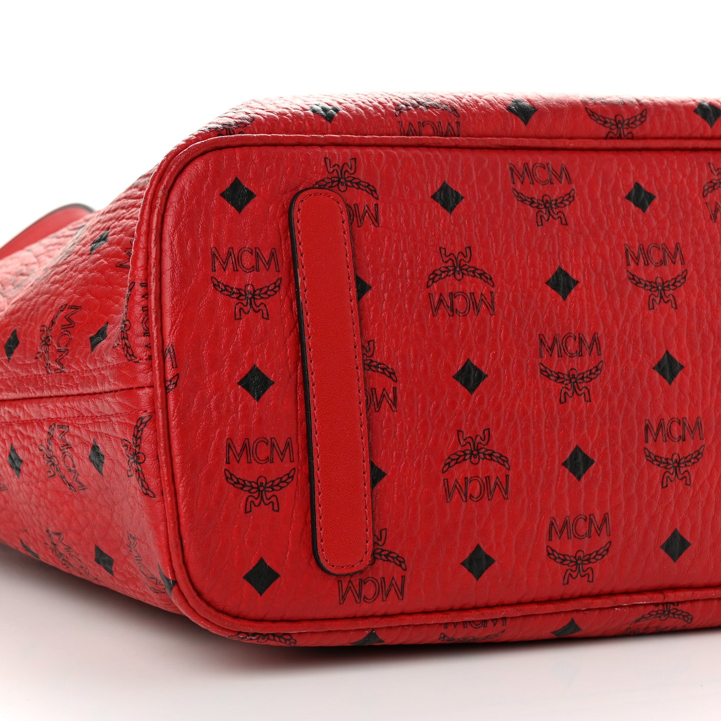 Visetos Medium Anya Shopper Tote Ruby Red