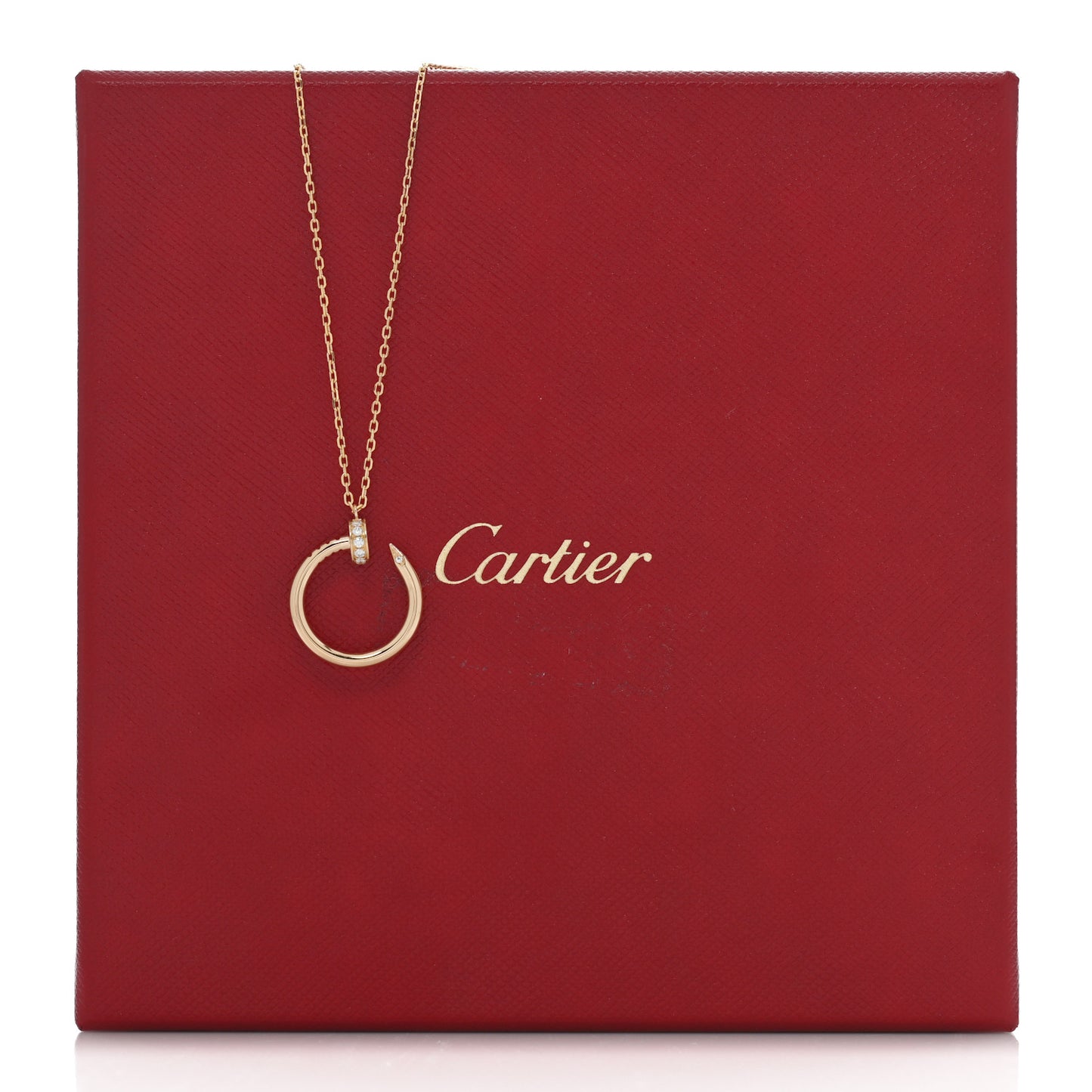 18K Yellow Gold Diamond Juste Un Clou Pendant Necklace