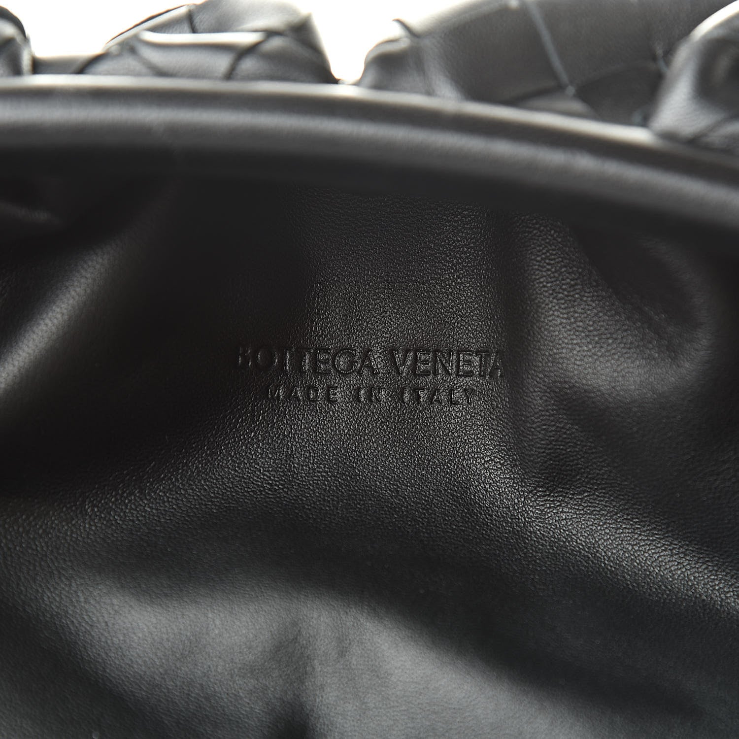 Bottega Veneta Nappa Maxi Intreccio The Pouch Oversized Clutch Black 6 of 8