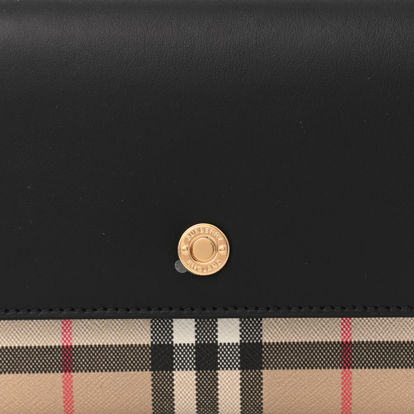 Calfskin Vintage Check New Hampshire Bag Black