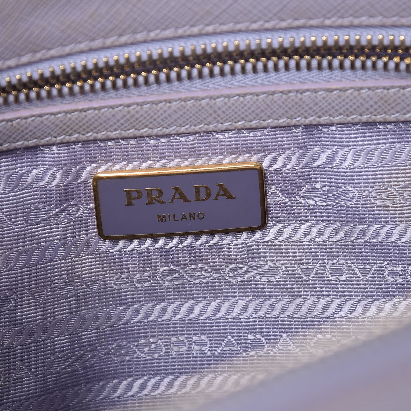 Saffiano Small Galleria Double Zip Tote Glicine