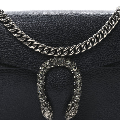 Gucci Pebbled Calfskin Small Dionysus Shoulder Bag Black 8 of 10
