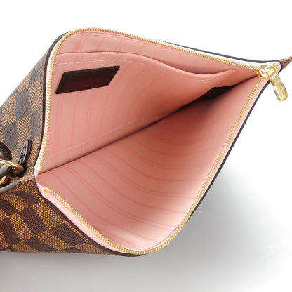 Louis Vuitton Damier Ebene Neverfull MM GM Pochette Rose Ballerine 5 of 8