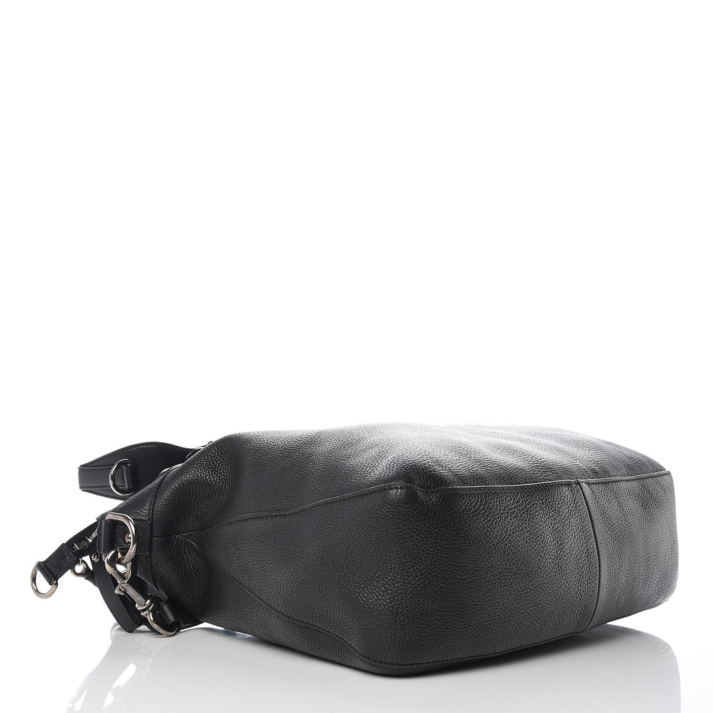 Calfskin Large Icon Bit Hobo Black