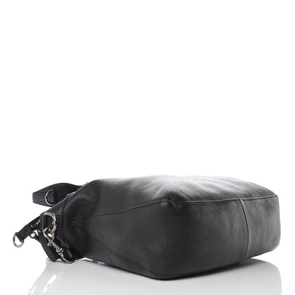 Gucci Calfskin Large Icon Bit Hobo Black 4 of 12