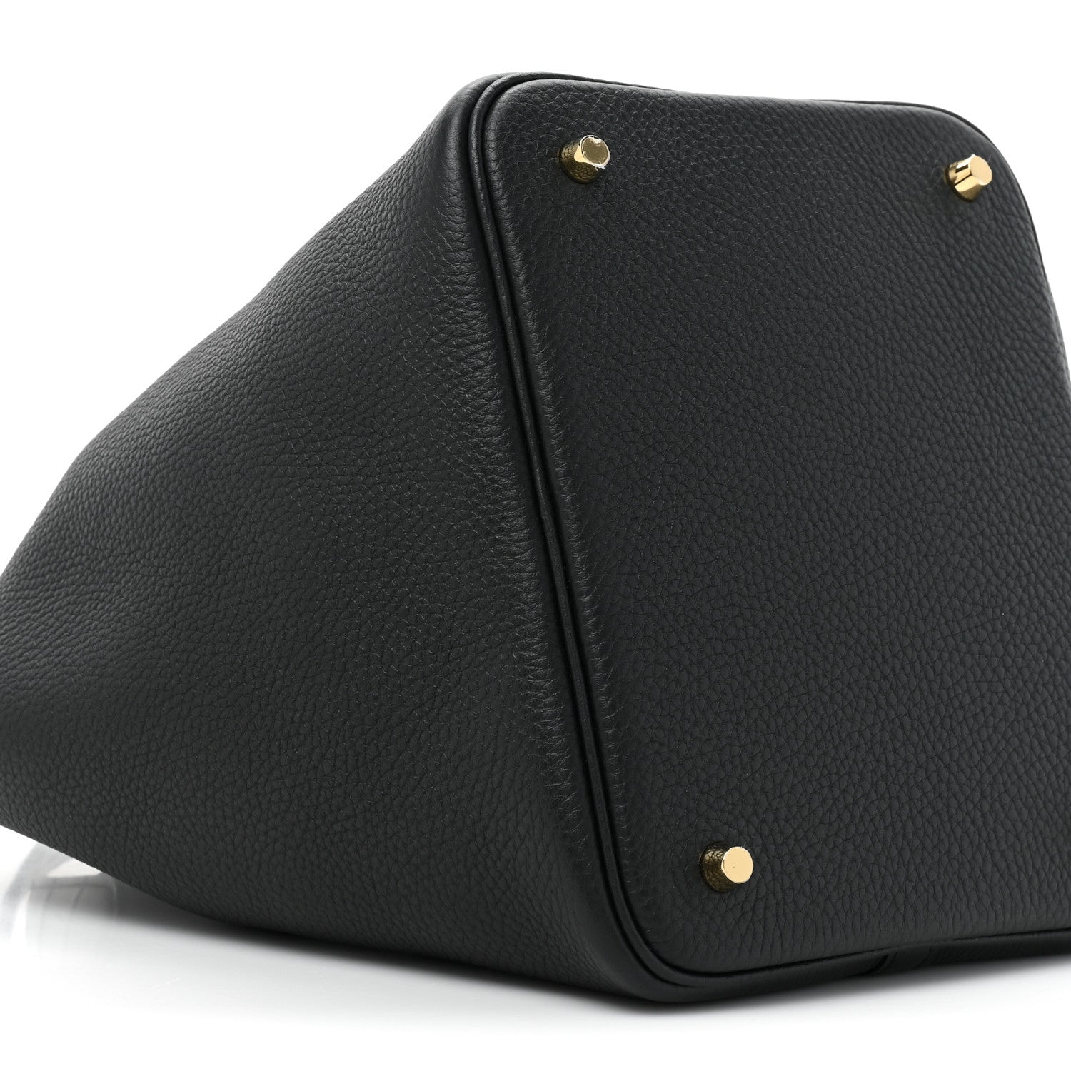 Hermes Taurillon Clemence Matte Alligator Picotin Lock Touch 22 MM Black 9 of 10