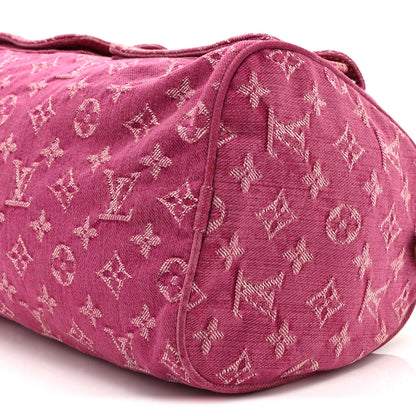 Louis Vuitton Monogram Denim Neo Speedy Fuchsia 10 of 14