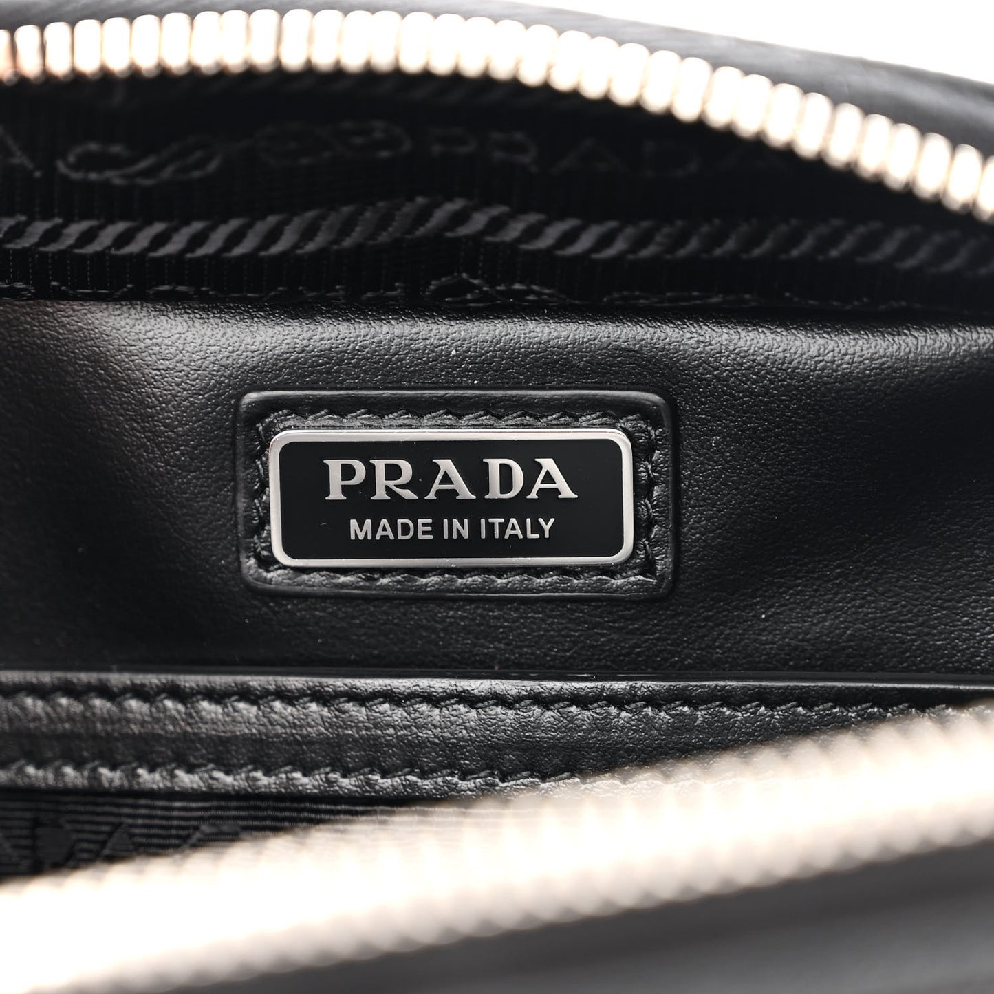 Saffiano Travel Small Brique Crossbody Bag Black