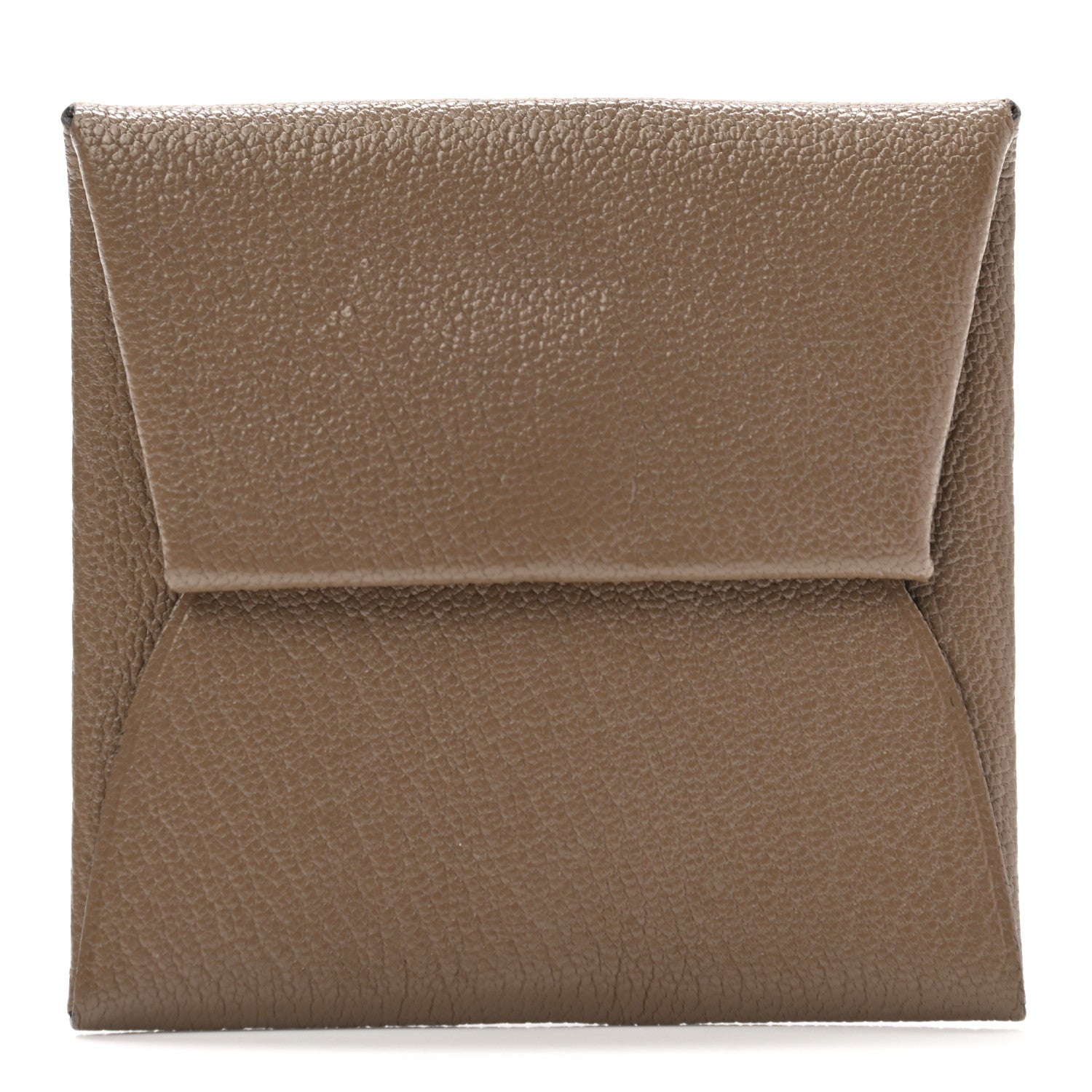 Hermes Chevre Mysore Bastia Coin Purse Etoupe 1 of 9