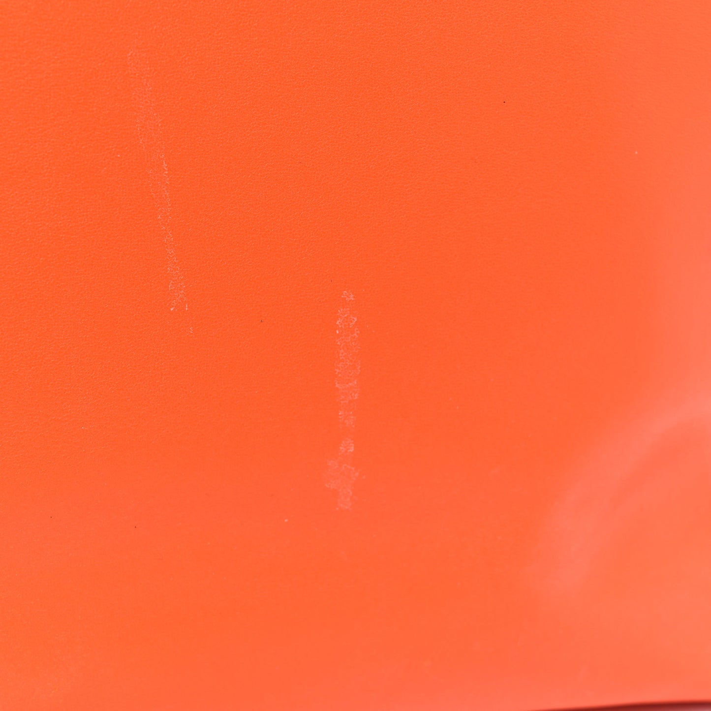 Vegan Leather Medium Shopping Bag Orange