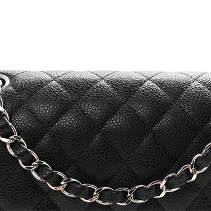 Chanel Caviar Quilted Medium Double Flap Black 8 of 10