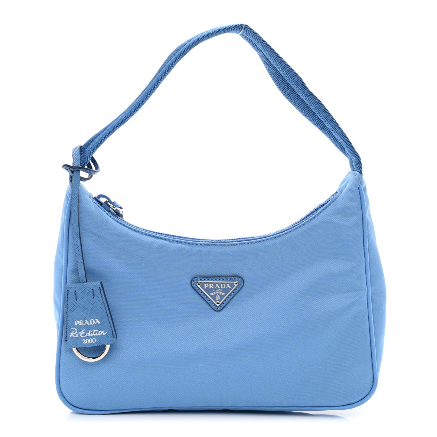 Re-Nylon Saffiano Mini Re-Edition 2000 Bag Pervinca