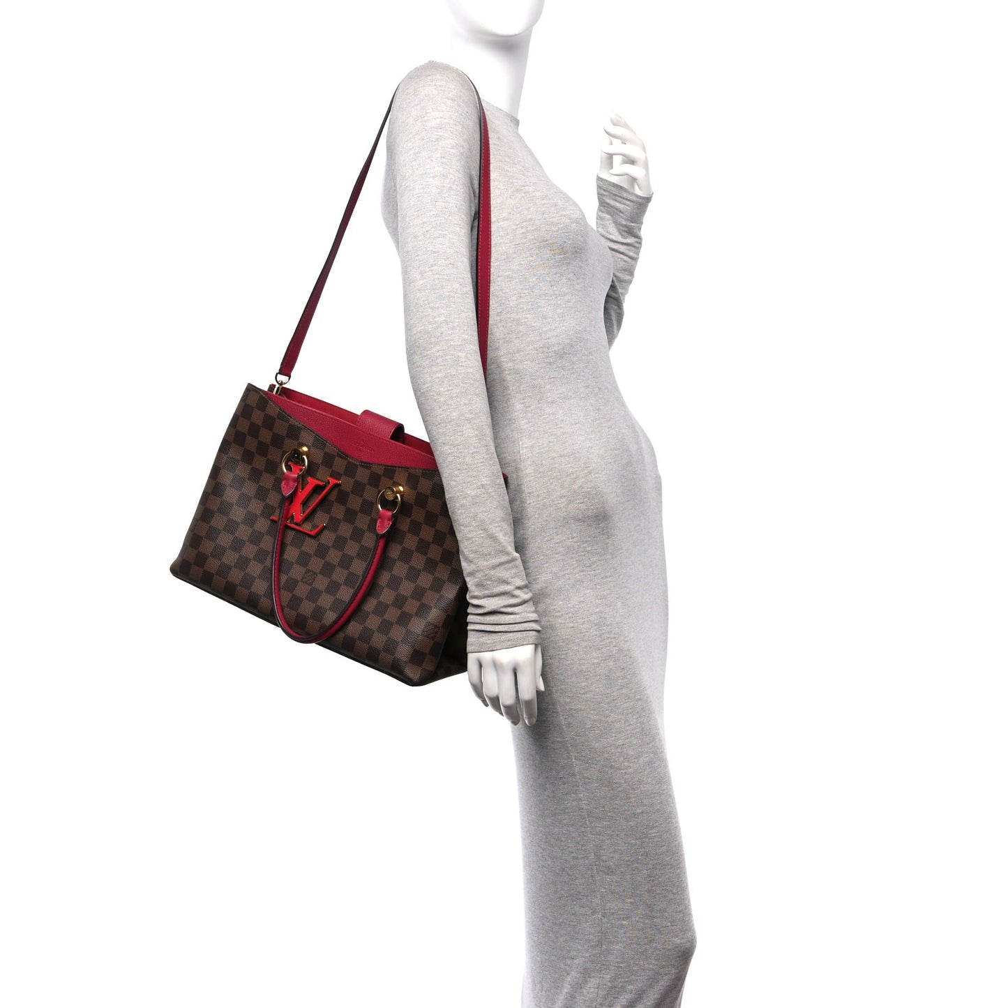 Damier Ebene LV Riverside Lie De Vin