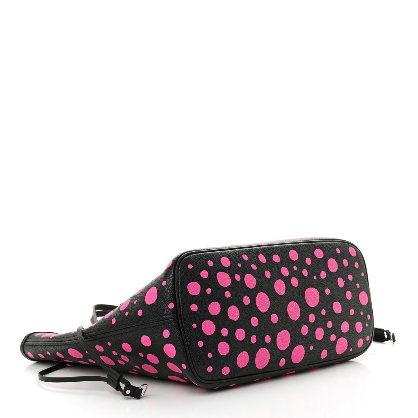 LV X YK Empreinte Infinity Dots Neverfull MM Black Fuchsia