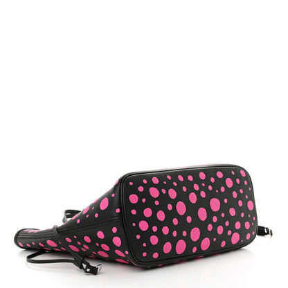 Louis Vuitton LV X YK Empreinte Infinity Dots Neverfull MM Black Fuchsia 5 of 13