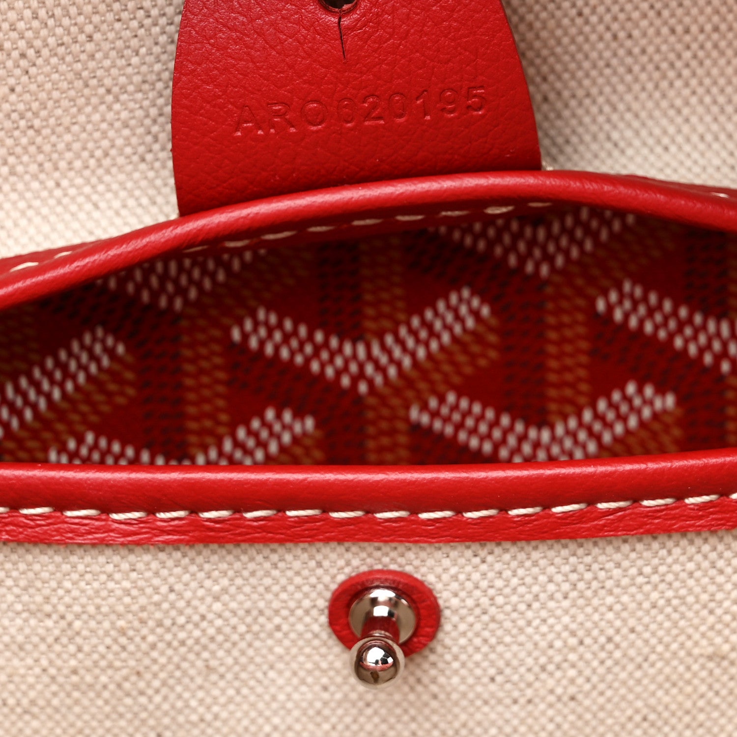 Goyard Goyardine Artois MM Red 7 of 10