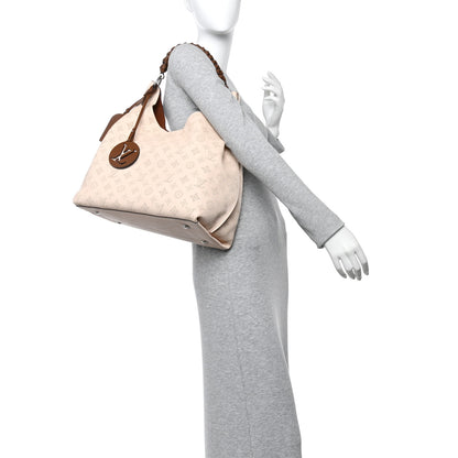 Louis Vuitton Mahina Carmel Hobo Creme 2 of 9