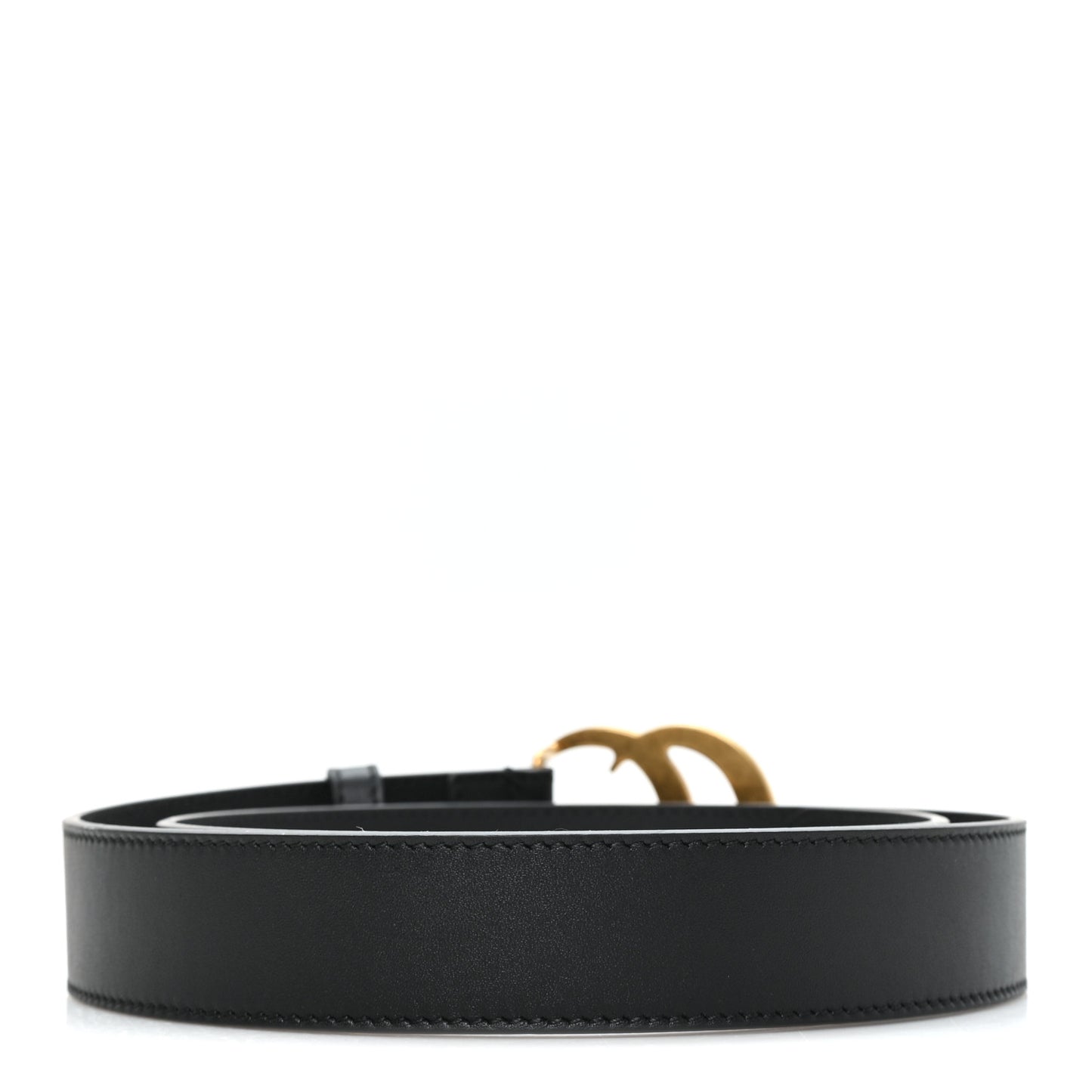 Calfskin Double G 30mm Belt 80 32 Black