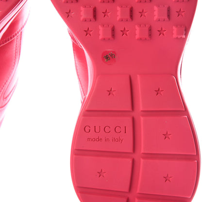 Gucci Calfskin Logo Womens Rhyton Sneakers 36.5 Box Pink 6 of 9